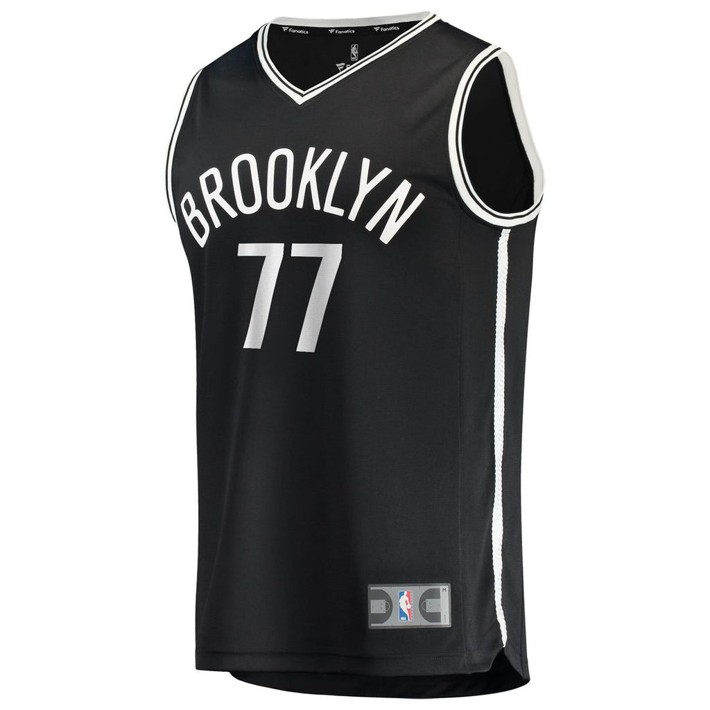 Brooklyn Nets Ben Saraf Fanatics Fast Break Replica Jersey - Black - Icon Edition