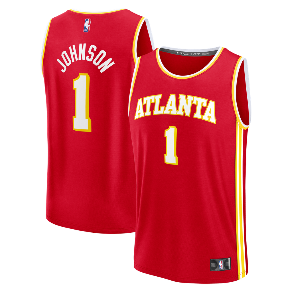 Atlanta Hawks Jalen Johnson Fanatics Youth Fast Break Jersey - Icon Edition - Red
