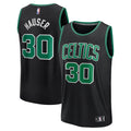 Boston Celtics Sam Hauser Fanatics Fast Break Replica Player Jersey - Statement Edition - Black