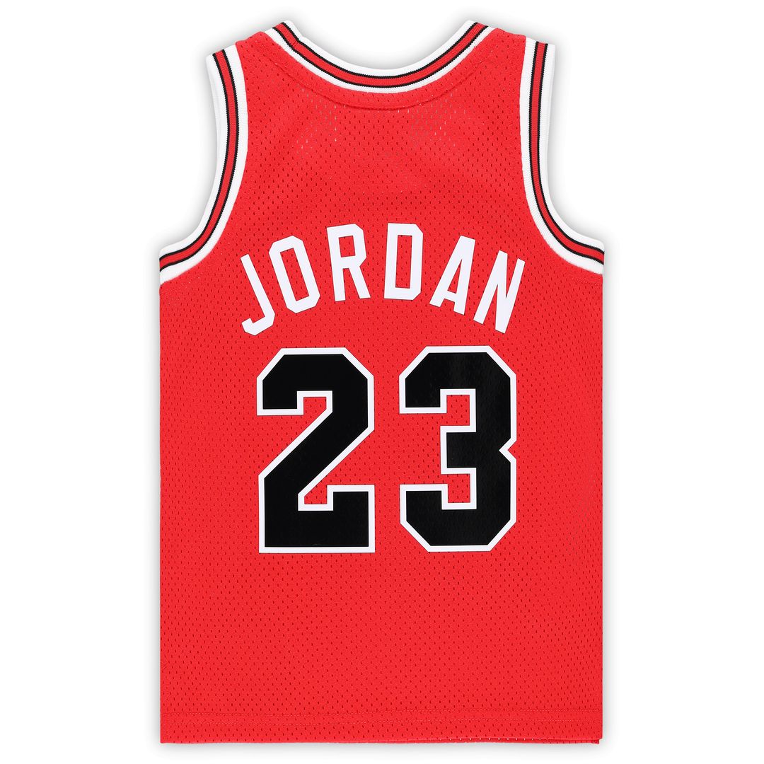 Chicago Bulls Michael Jordan Mitchell & Ness Toddler Hardwood Classics 1984/85 Authentic Swingman Jersey - Red