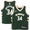 Milwaukee Bucks Giannis Antetokounmpo Nike Toddler Swingman Player Jersey - Icon Edition - Green