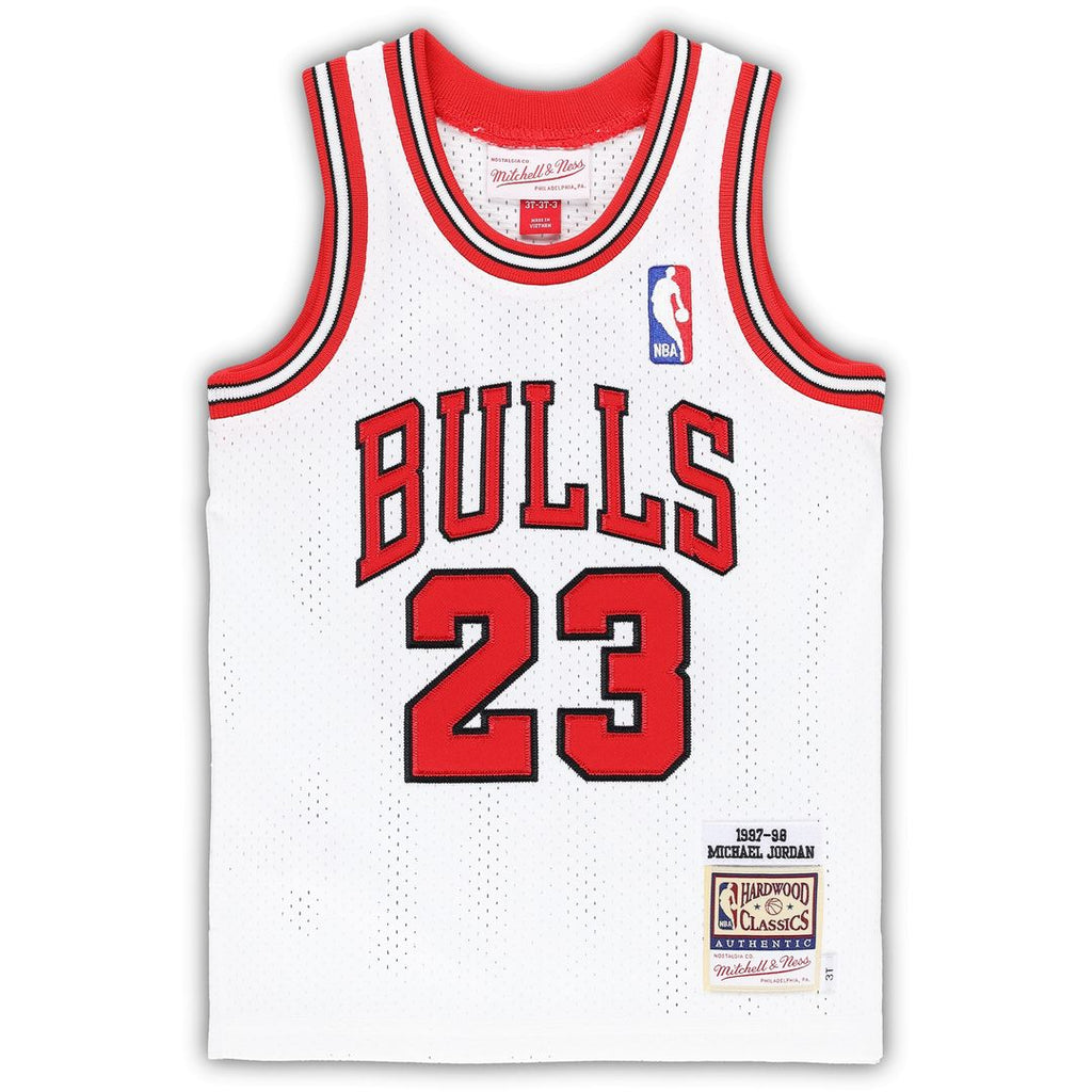 Chicago Bulls Michael Jordan Mitchell & Ness Toddler 1997/98 Hardwood Classics Authentic Jersey - Red