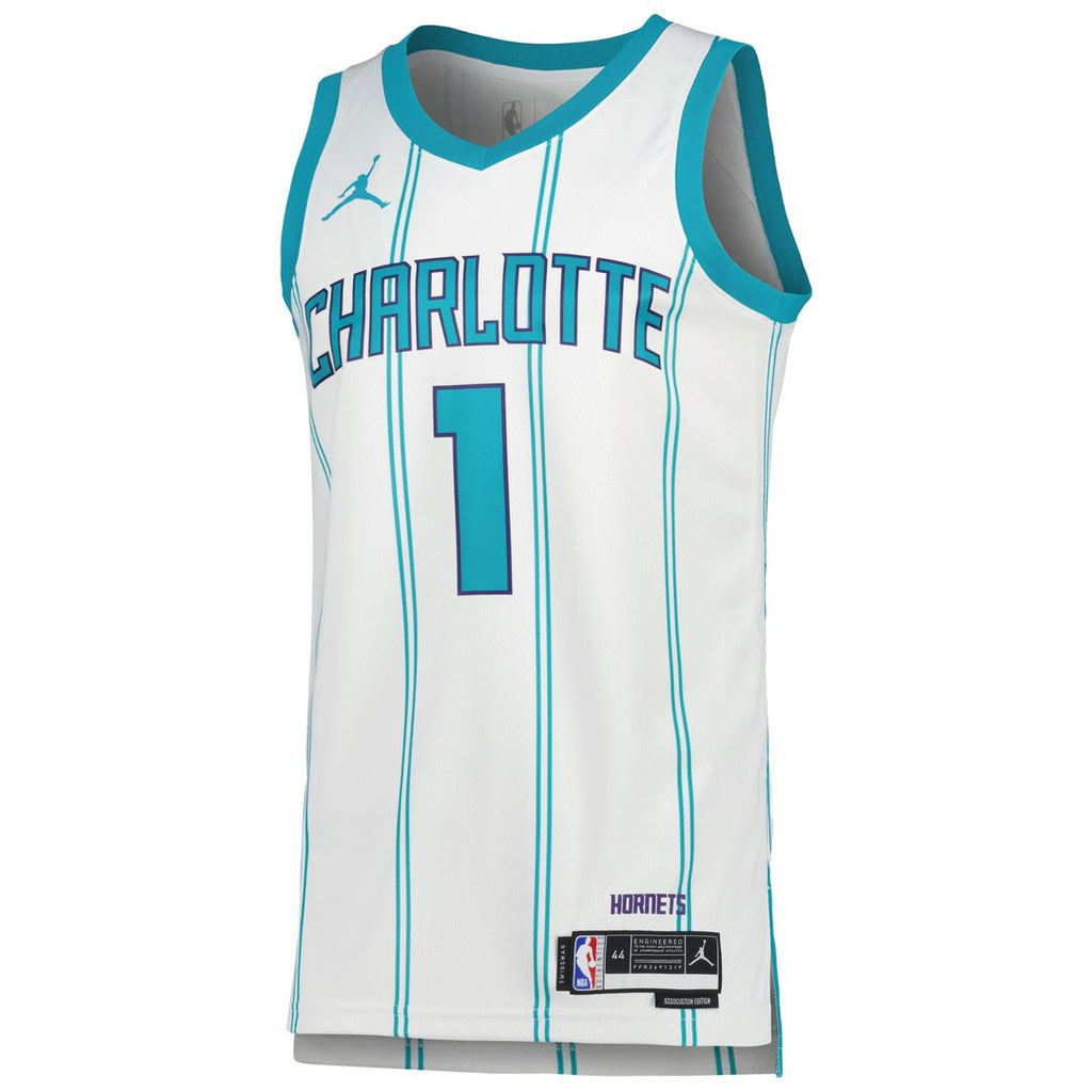 Charlotte Hornets LaMelo Ball Jordan Brand Unisex Swingman Jersey - Icon Edition - Teal