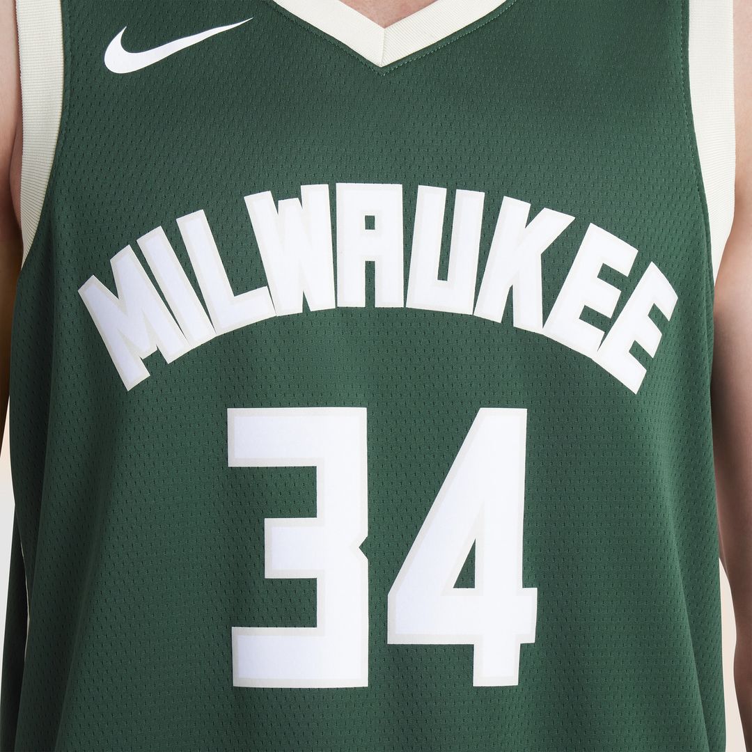 Milwaukee Bucks Giannis Antetokounmpo Nike Unisex Swingman Jersey - Association Edition - White
