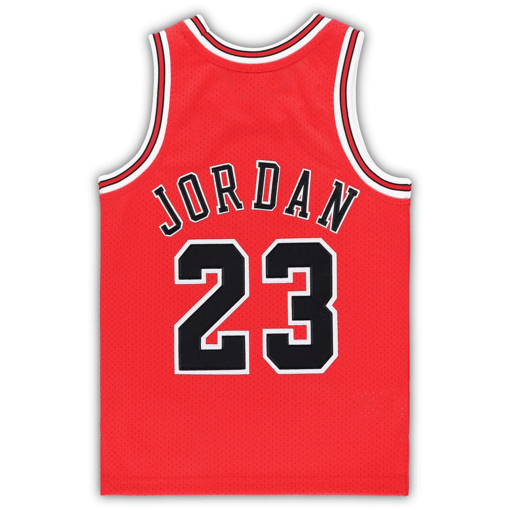 Chicago Bulls Michael Jordan Mitchell & Ness Preschool 1996/97 Hardwood Classics Authentic Jersey - Black
