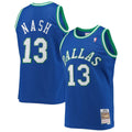 Dallas Mavericks Steve Nash Mitchell & Ness 1998/99 Hardwood Classics Swingman Jersey - Blue
