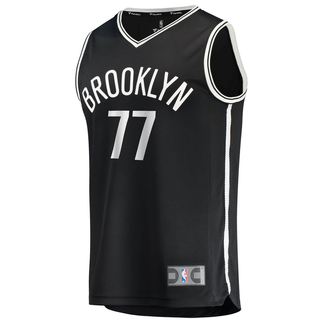Brooklyn Nets Ben Saraf Fanatics Youth Fast Break Replica Jersey - Black - Icon Edition