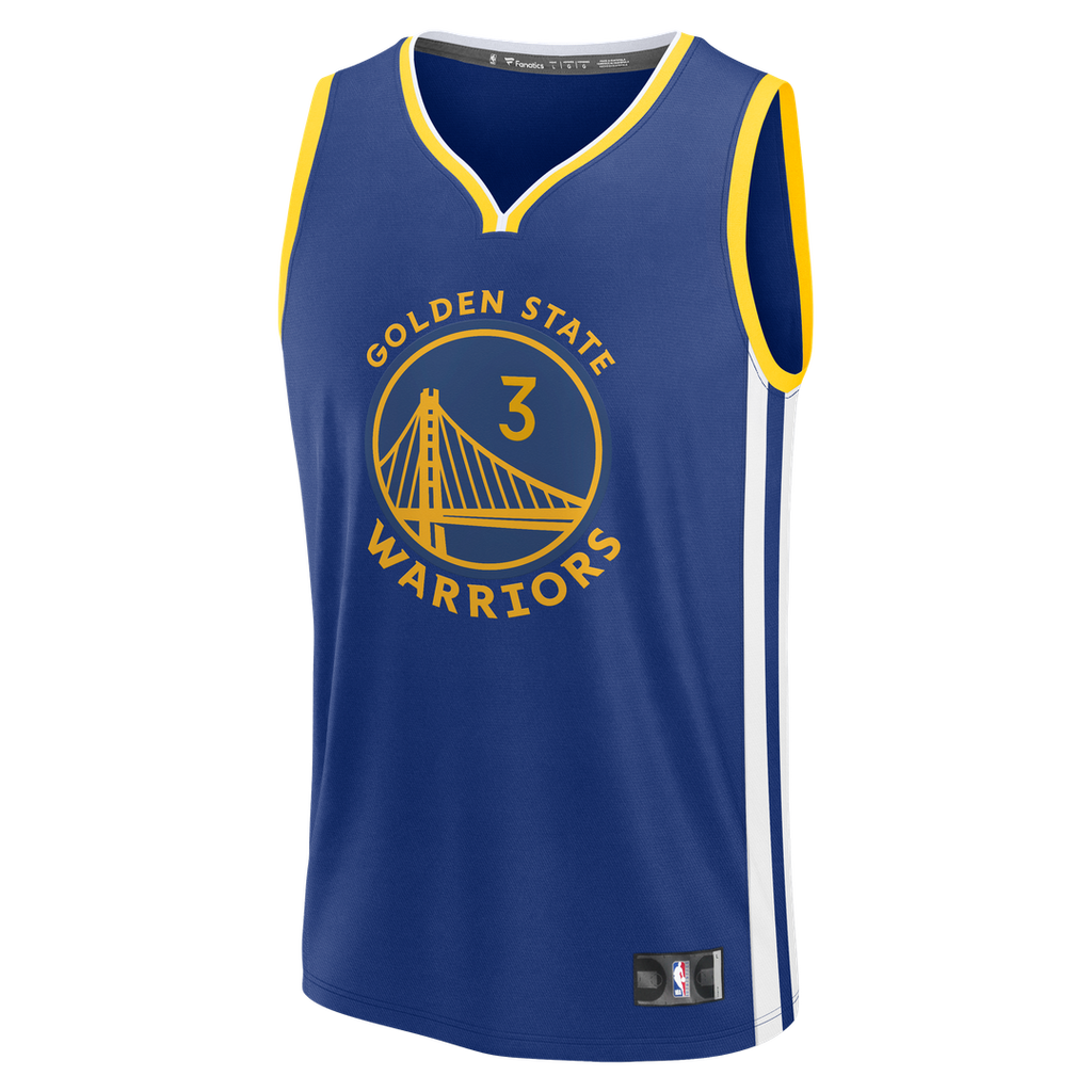 Golden State Warriors Will Richard Fanatics Fast Break Replica Jersey - Blue - Icon Edition