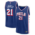 Philadelphia 76ers Joel Embiid Fanatics Youth Fast Break Replica Player Jersey - Icon Edition - Royal