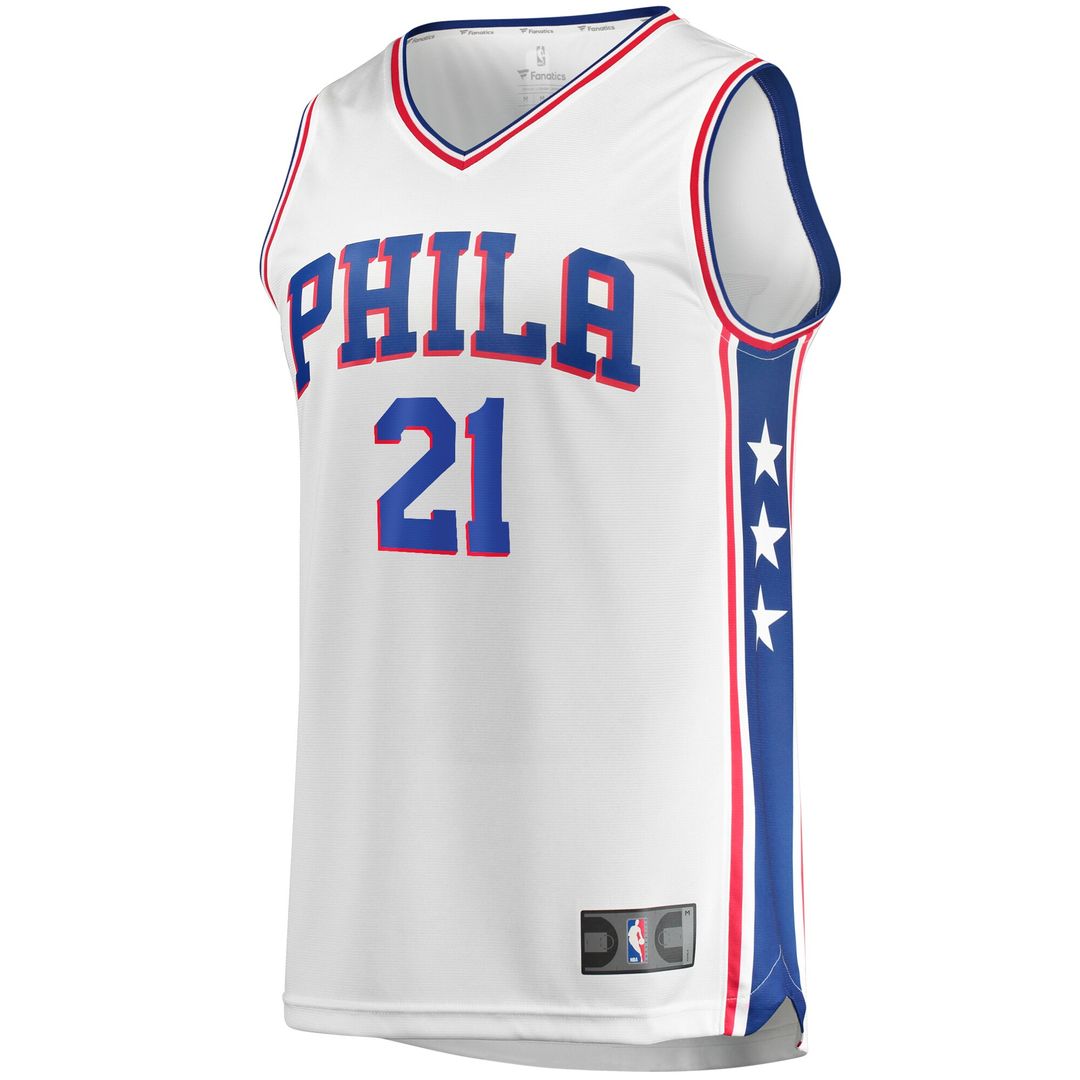Philadelphia 76ers Joel Embiid Fanatics Fast Break Replica Player Jersey - Icon Edition - Royal