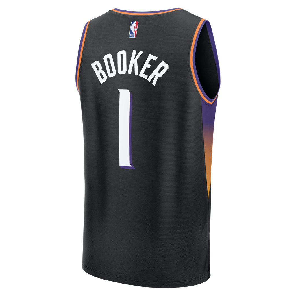 Phoenix Suns Devin Booker Fanatics Youth Fast Break Jersey - Statement Edition - Black