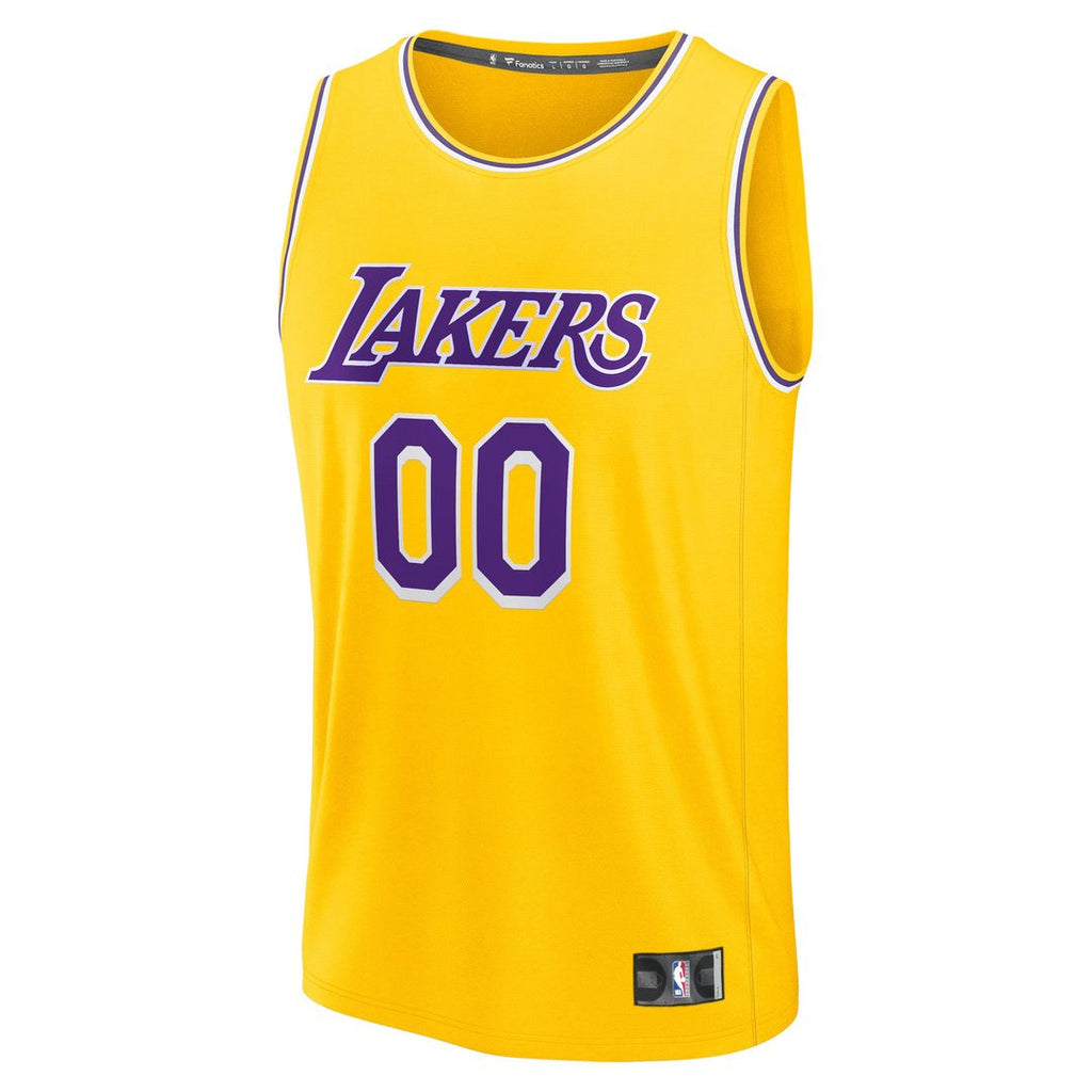 Los Angeles Lakers Fanatics Fast Break Custom Replica Jersey - Association Edition - White