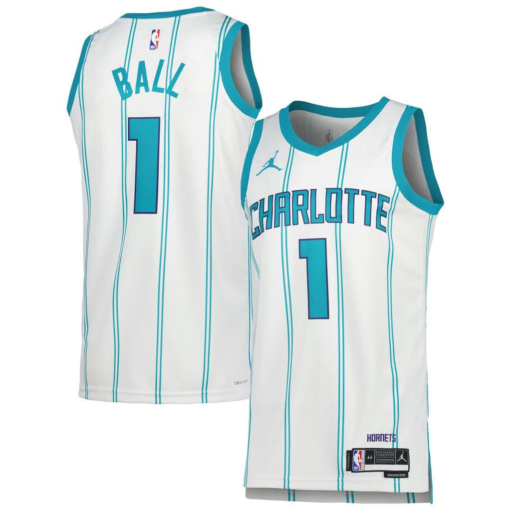 Charlotte Hornets LaMelo Ball Jordan Brand Unisex Swingman Jersey - Association Edition - White