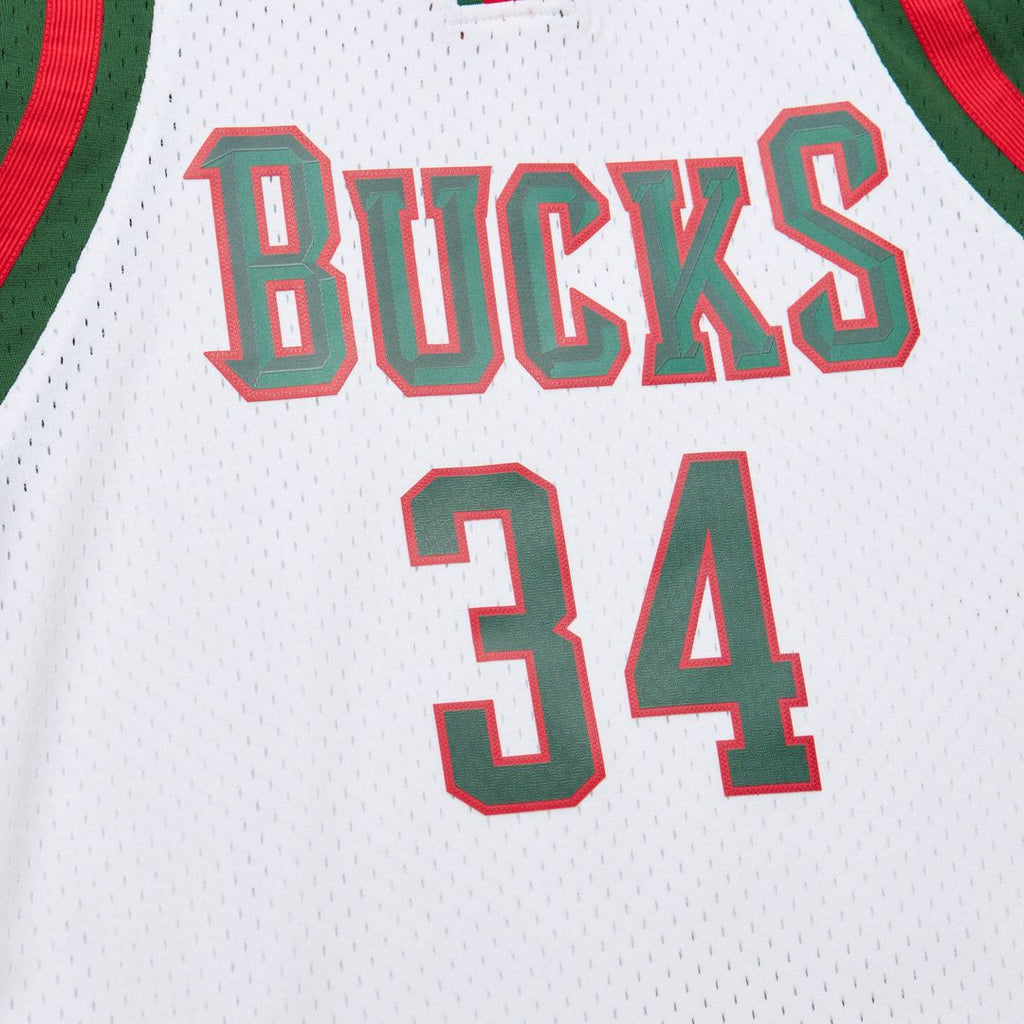 Milwaukee Bucks Giannis Antetokounmpo Mitchell & Ness 2013/14 Hardwood Classics Swingman Jersey - Hunter Green