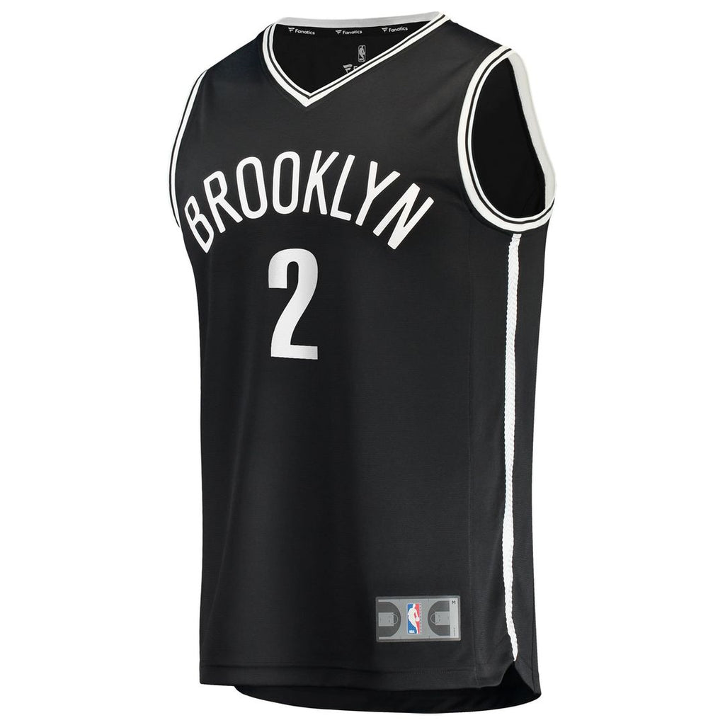 Brooklyn Nets Daniel Wolf Fanatics Fast Break Replica Jersey - Black - Icon Edition