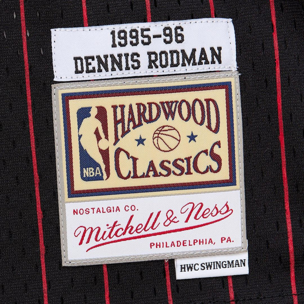 Chicago Bulls Dennis Rodman Youth 1995/96 Swingman Jersey - Black