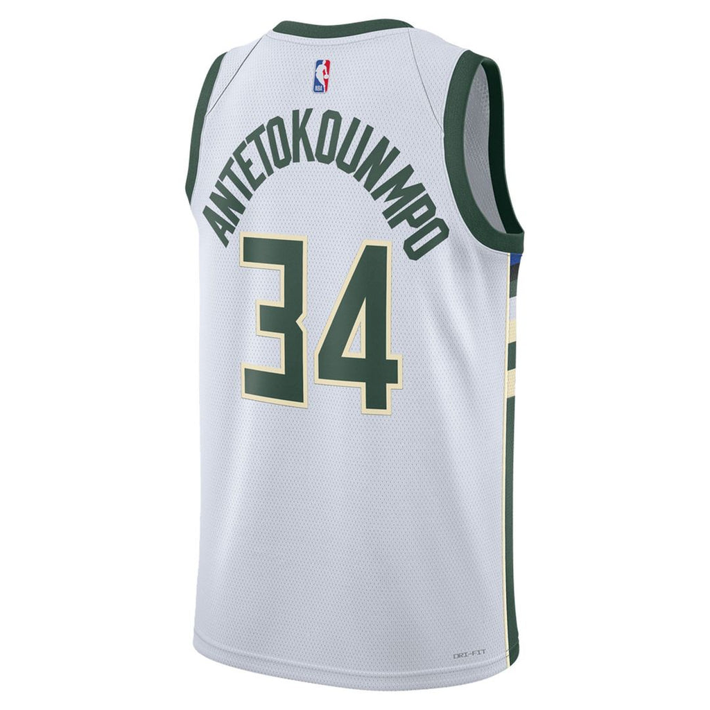 Milwaukee Bucks Giannis Antetokounmpo Nike Unisex Swingman Jersey - Icon Edition - Hunter Green