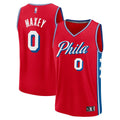 Philadelphia 76ers Tyrese Maxey Fanatics Fast Break Replica Player Jersey - Statement Edition - Red