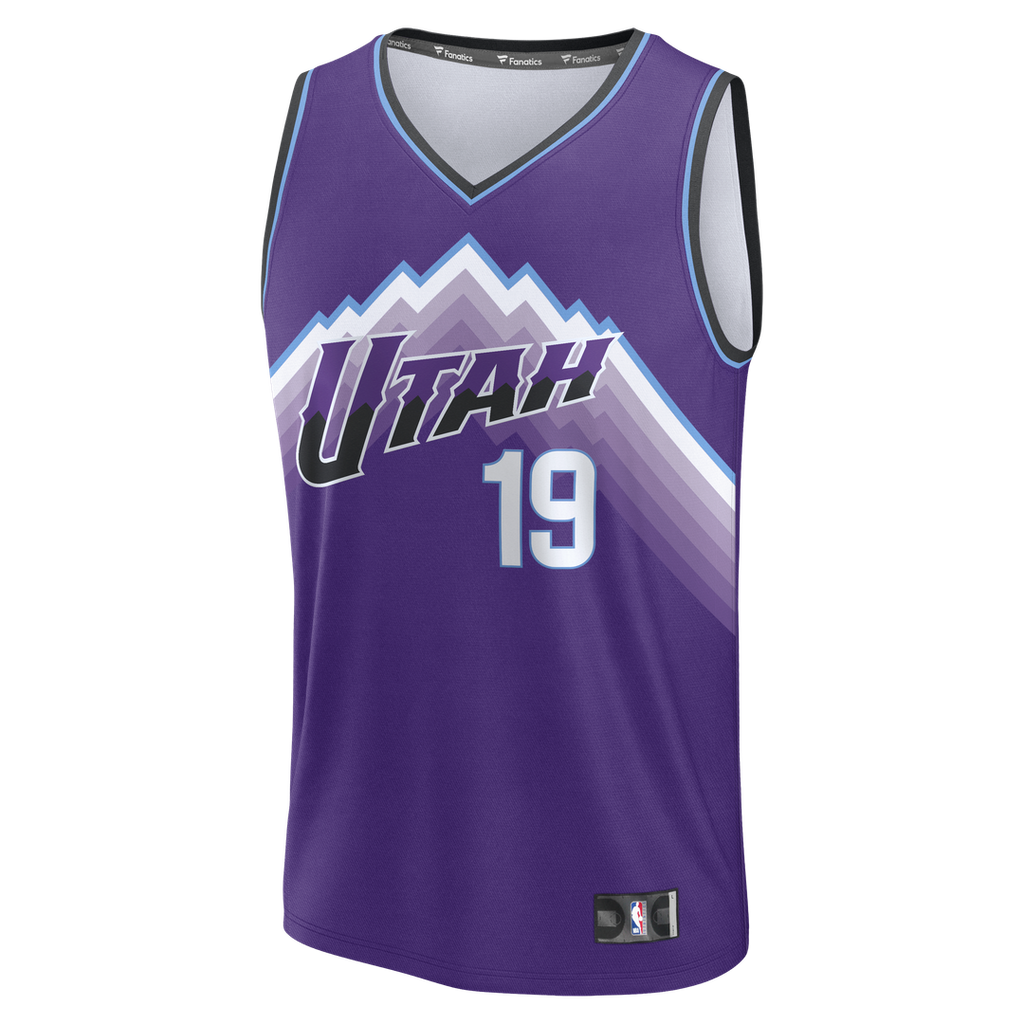Utah Jazz Ace Bailey Fanatics Fast Break Replica Jersey - Purple - Icon Edition