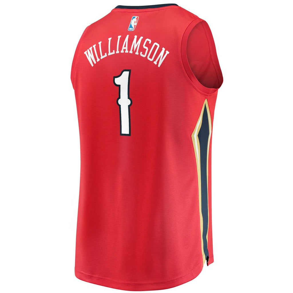 New Orleans Pelicans Zion Williamson Fanatics Replica Fast Break Jersey Red - Statement Edition