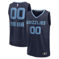 Memphis Grizzlies Fanatics Youth Fast Break Custom Jersey - Icon Edition - Navy