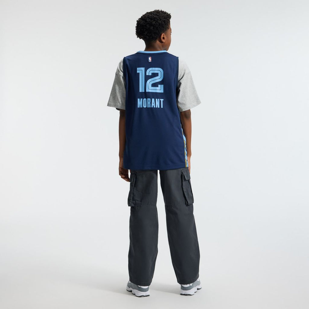 Memphis Grizzlies Ja Morant Fanatics Youth Fast Break Replica Player Jersey - Icon Edition - Navy