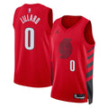 Portland Trail Blazers Damian Lillard Jordan Brand Unisex Swingman Jersey - Red - Statement Edition