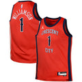 New Orleans Pelicans Zion Williamson Jordan Brand Swingman Jersey Statement - Red