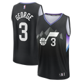 Utah Jazz Keyonte George Fanatics Fast Break Replica Jersey - Statement Edition - Black