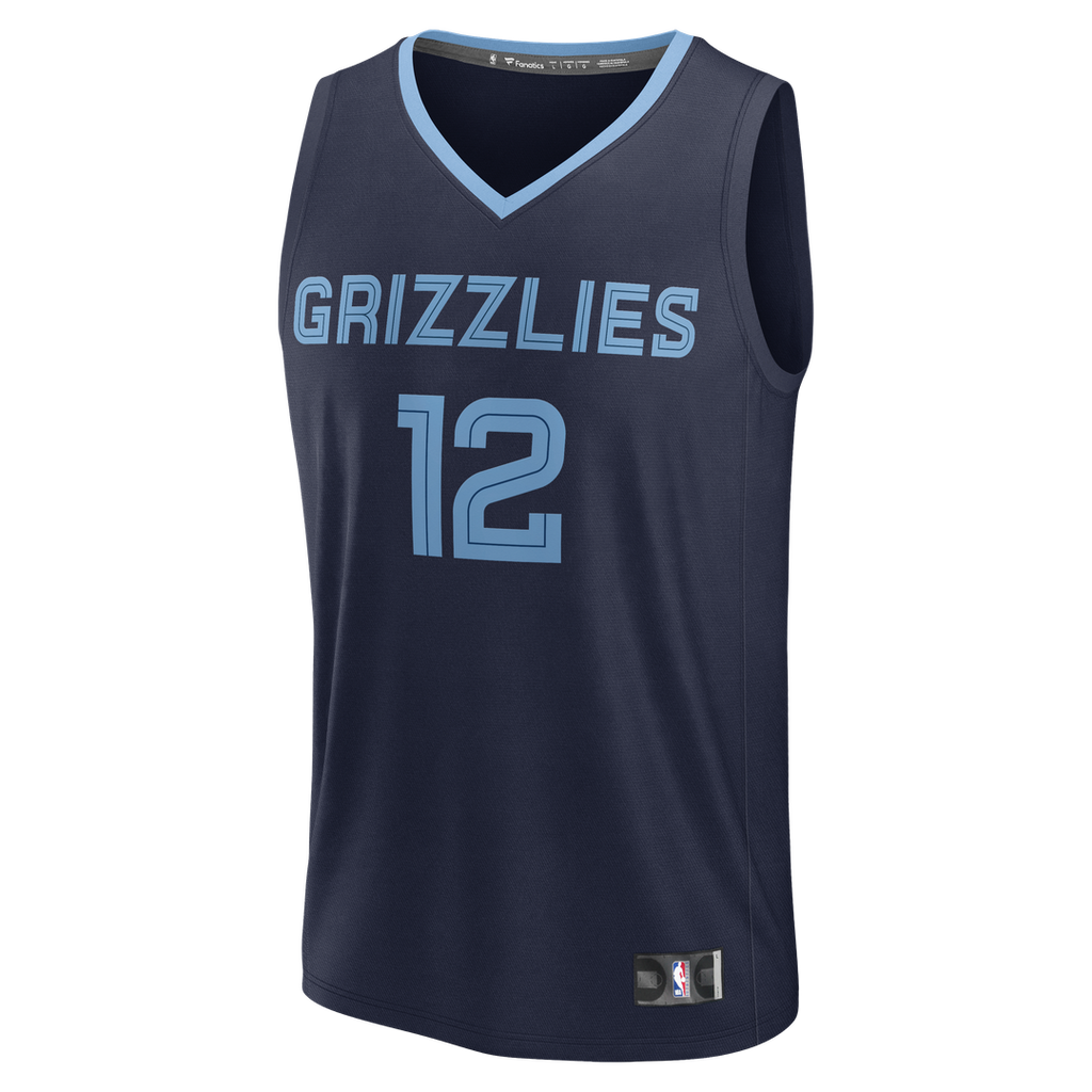 Memphis Grizzlies Ja Morant Fanatics Fast Break Replica Player Jersey - Icon Edition - Navy