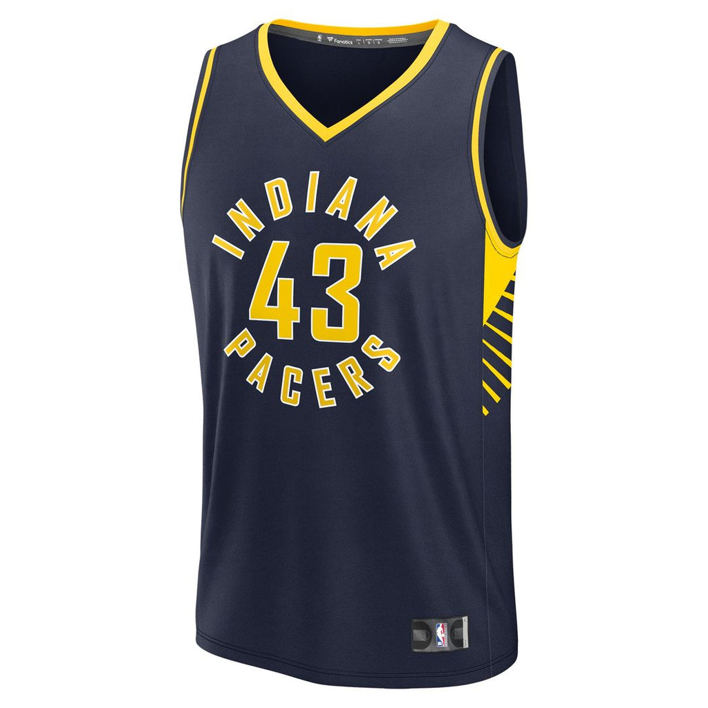 Indiana Pacers Pascal Siakam Fanatics Youth Fast Break Player Jersey - Icon Edition - Navy