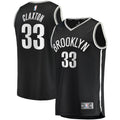 Brooklyn Nets Nicolas Claxton Fanatics Fast Break Replica Jersey - Icon Edition - Black