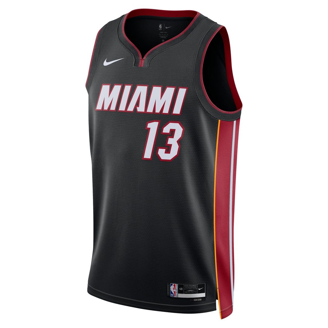 Miami Heat Bam Adebayo Nike Unisex Swingman Jersey - Icon Edition - Black