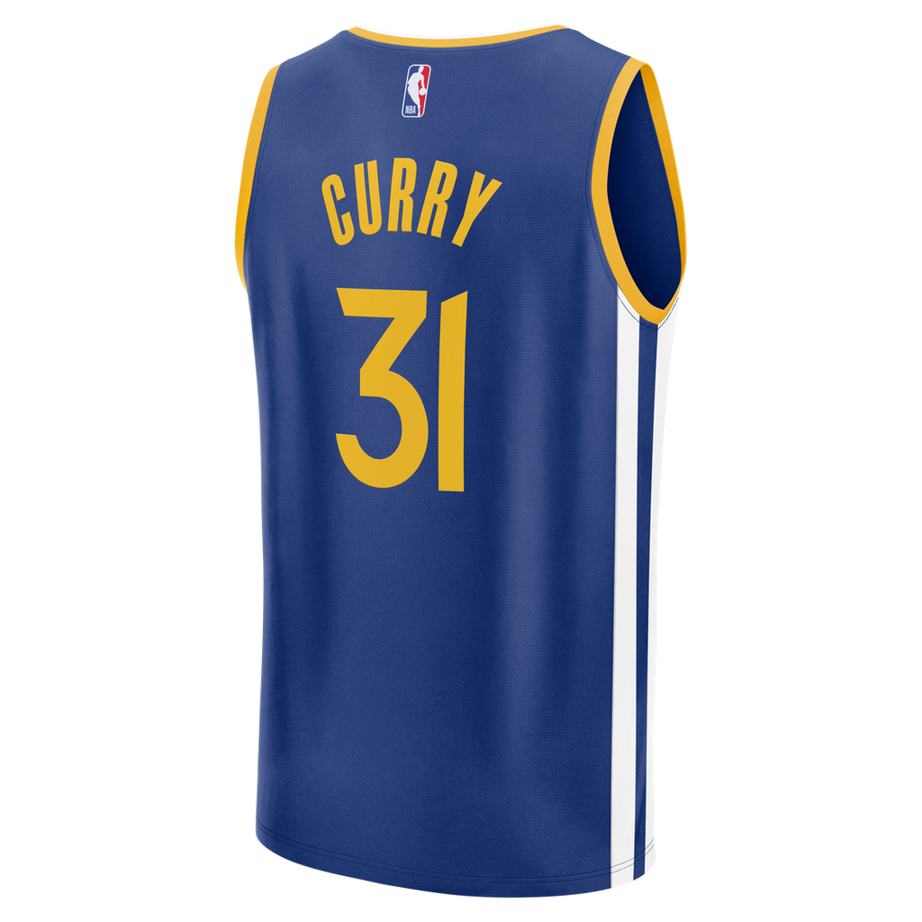 Golden State Warriors Seth Curry Fanatics Fast Break Replica Jersey - Blue - Icon Edition