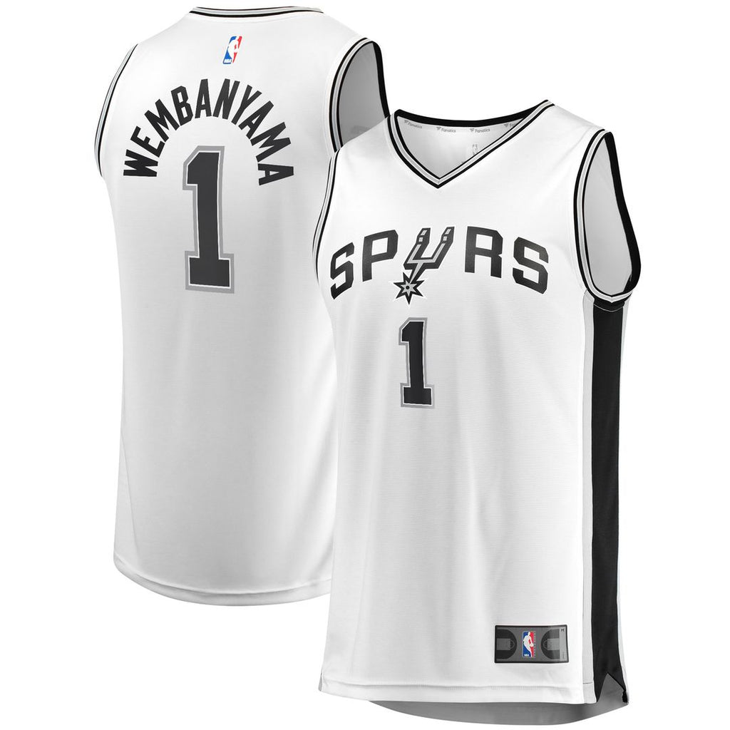 San Antonio Spurs Victor Wembanyama Fanatics Fast Break Replica Player Jersey - Association Edition - White