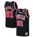 Chicago Bulls Dennis Rodman Mitchell & Ness 1997/98 Hardwood Classics Swingman Jersey - Black