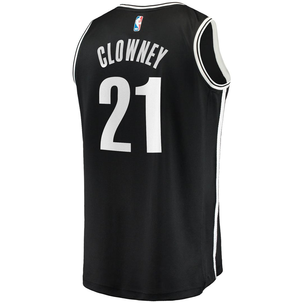 Brooklyn Nets Noah Clowney Fanatics Youth Fast Break Replica Jersey - Icon Edition - Black