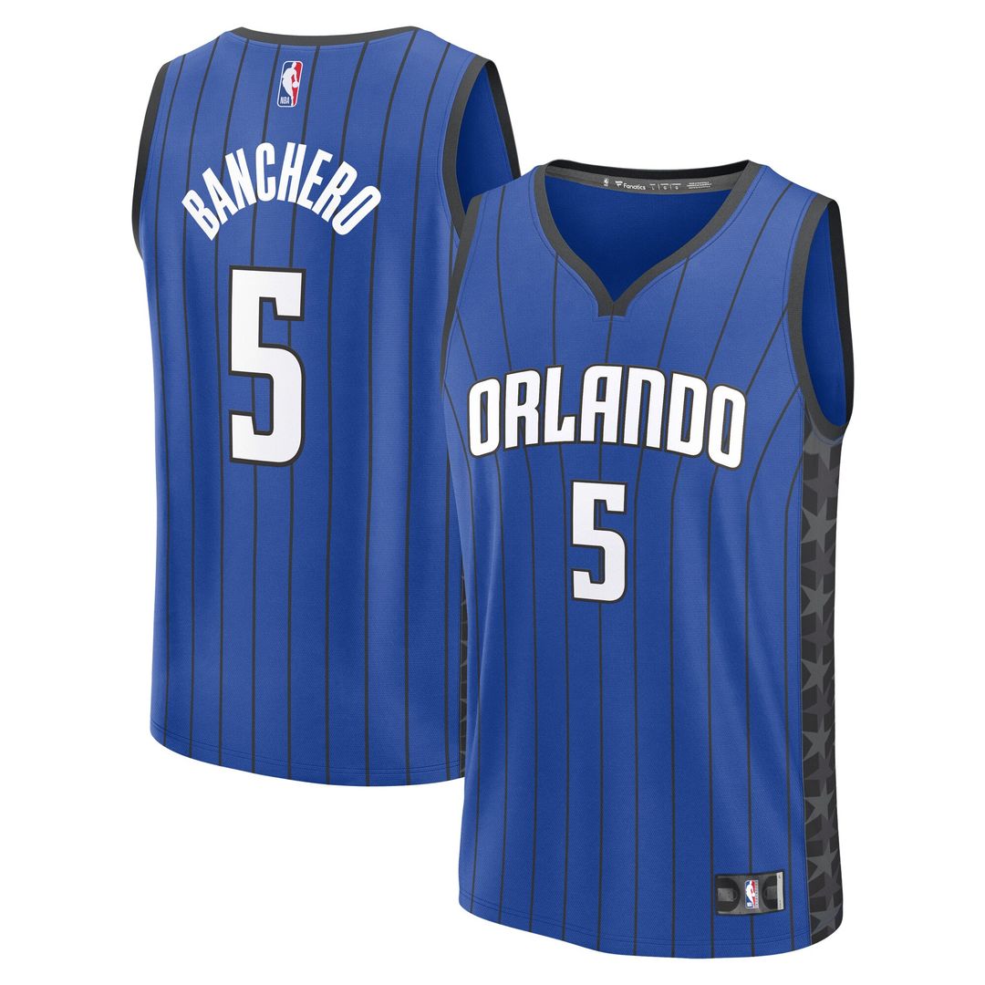 Orlando Magic Paolo Banchero Fanatics Youth Fast Break Replica Player Jersey - Statement Edition - Blue
