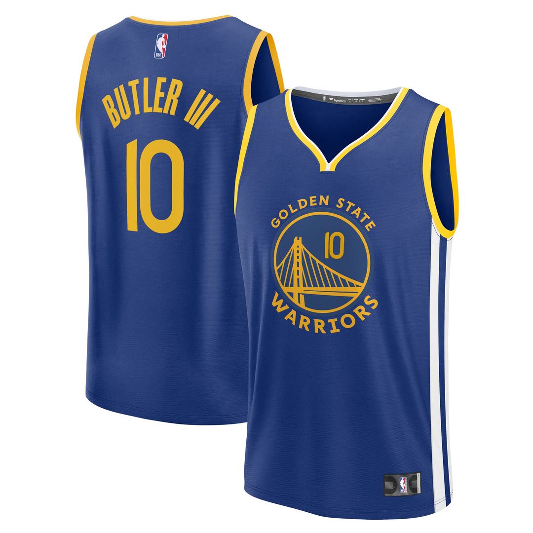 Golden State Warriors Jimmy Butler III Fanatics Fast Break Replica Player Jersey - Icon Edition - Royal