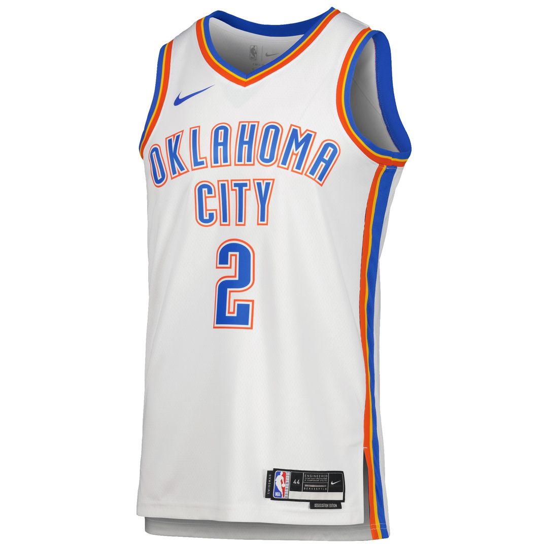 Oklahoma City Thunder Shai Gilgeous - Alexander Nike Unisex Swingman Jersey - Association Edition - White