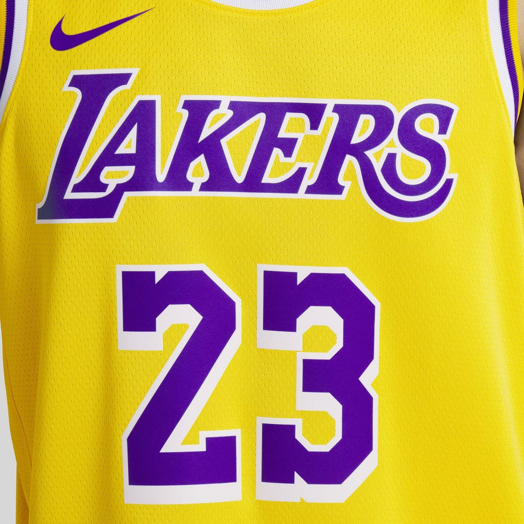 Los Angeles Lakers LeBron James Nike Unisex Swingman Jersey - Association Edition - White
