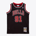 Chicago Bulls Dennis Rodman Youth 1995/96 Swingman Jersey - Black