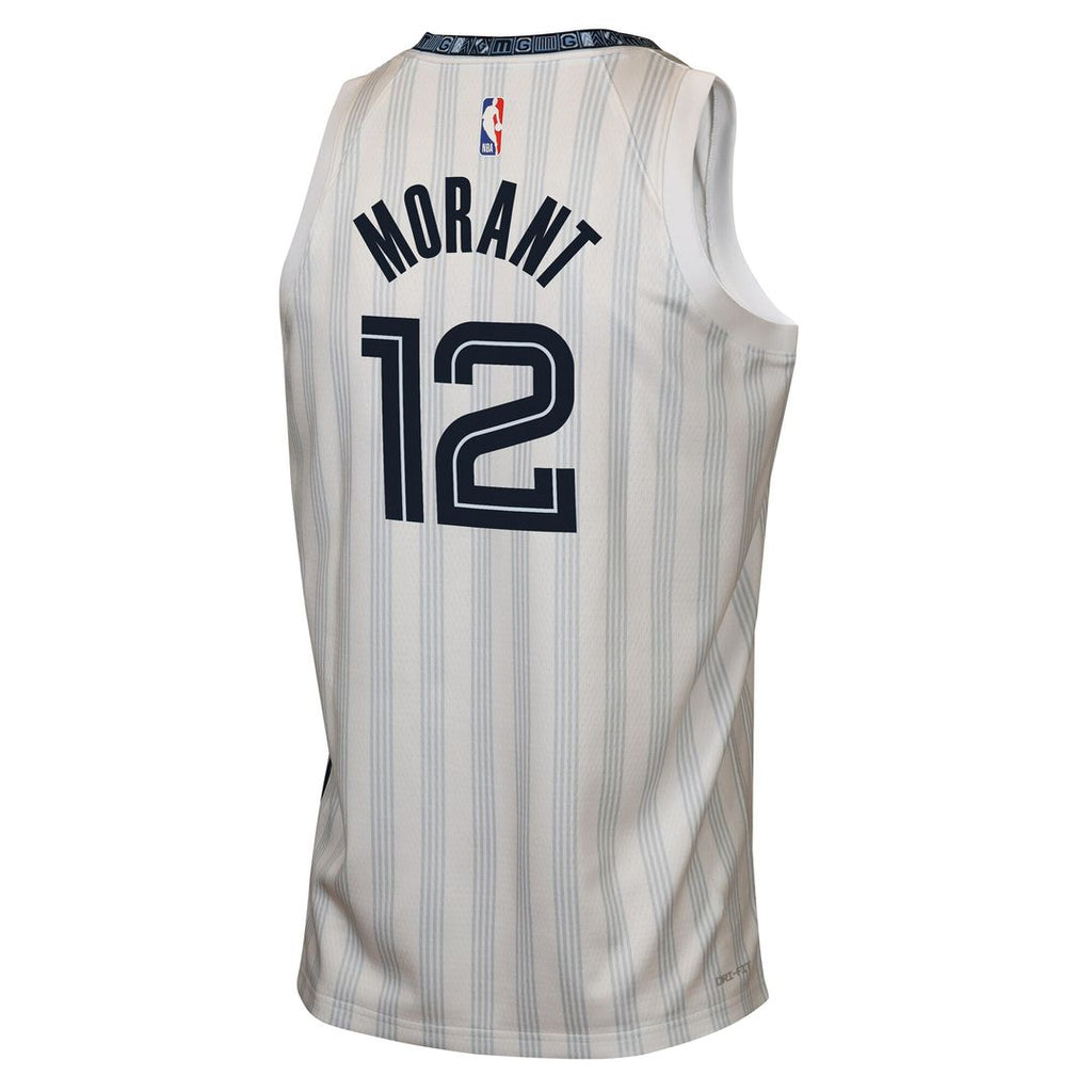 Memphis Grizzlies Ja Morant Nike Youth 2025/26 City Edition Swingman Jersey - White