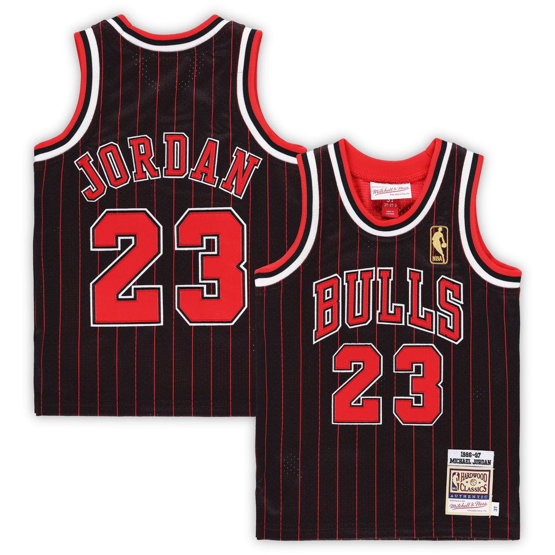 Chicago Bulls Michael Jordan Mitchell & Ness Toddler 1997/98 Hardwood Classics Authentic Jersey - White