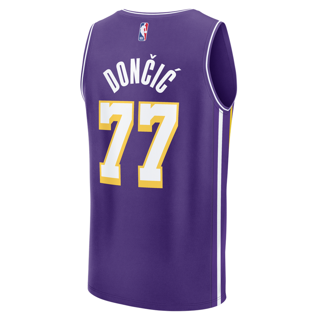 Los Angeles Lakers Luka Dončić Fanatics Youth Fast Break Jersey - Statement Edition - Purple