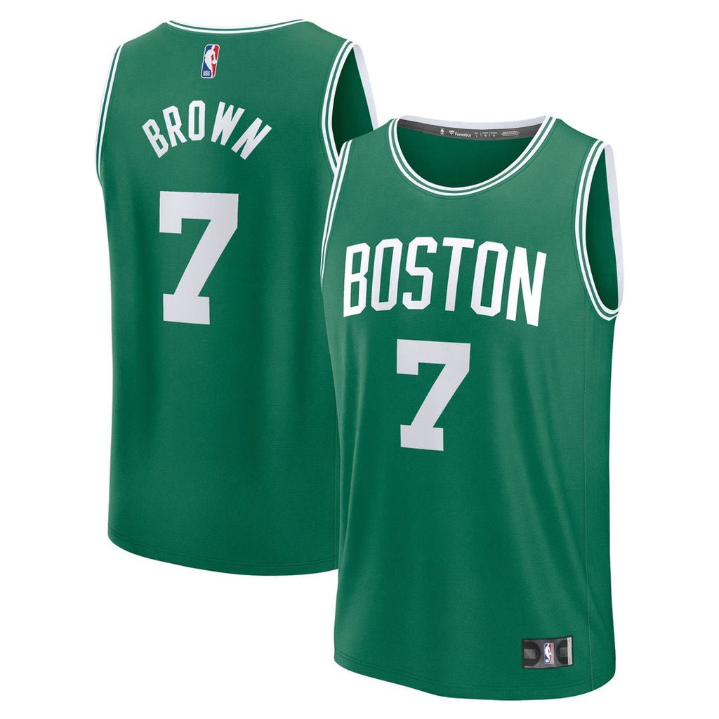 Boston Celtics Jaylen Brown Fanatics Fast Break Replica Player Jersey - Icon Edition - Kelly Green