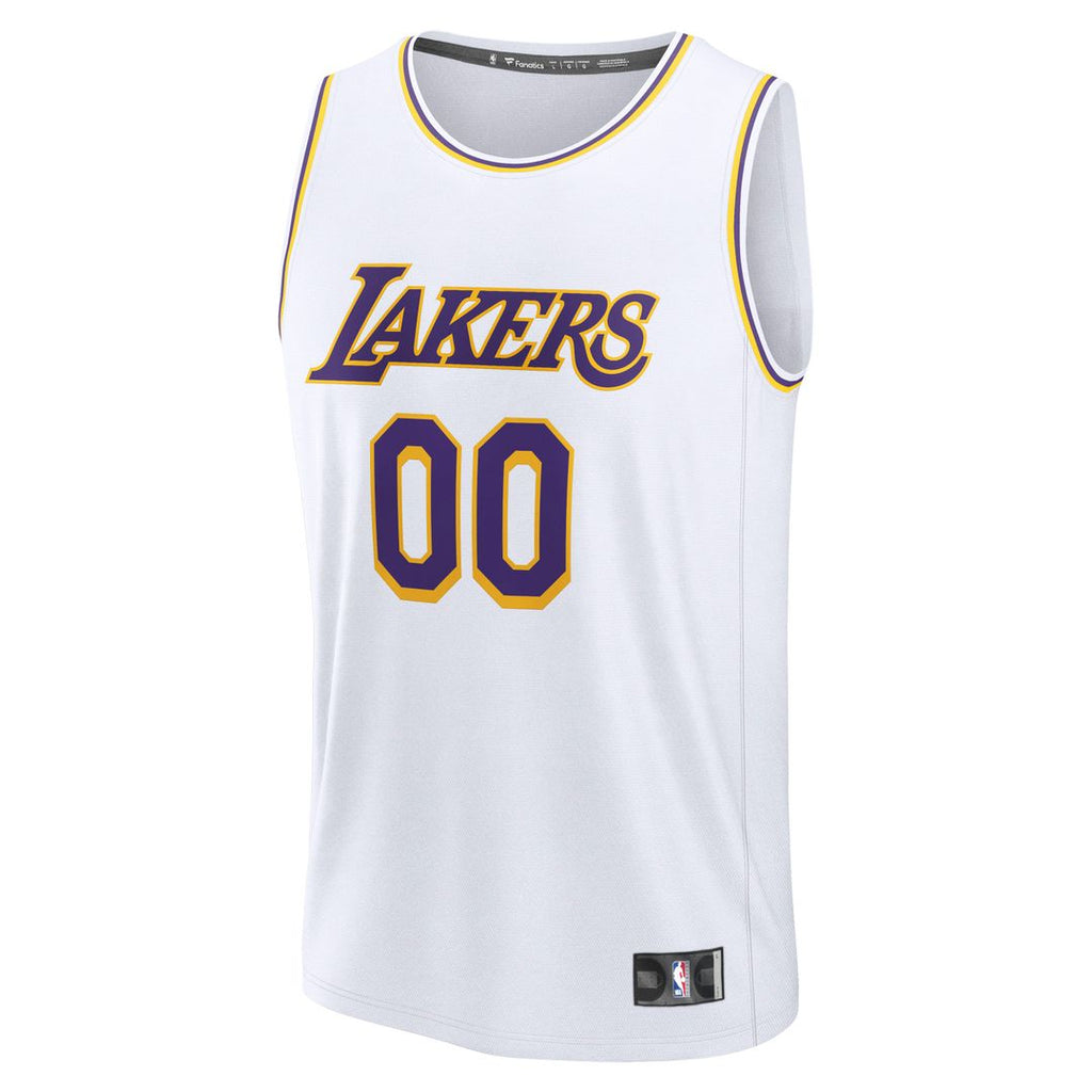 Los Angeles Lakers Fanatics Fast Break Custom Jersey - Icon Edition - Purple