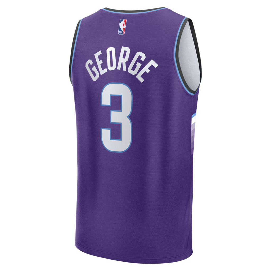 Utah Jazz Keyonte George Fanatics Fast Break Replica Jersey - Purple - Icon Edition