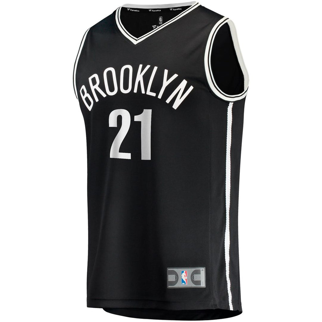 Brooklyn Nets Noah Clowney Fanatics Youth Fast Break Replica Jersey - Icon Edition - Black
