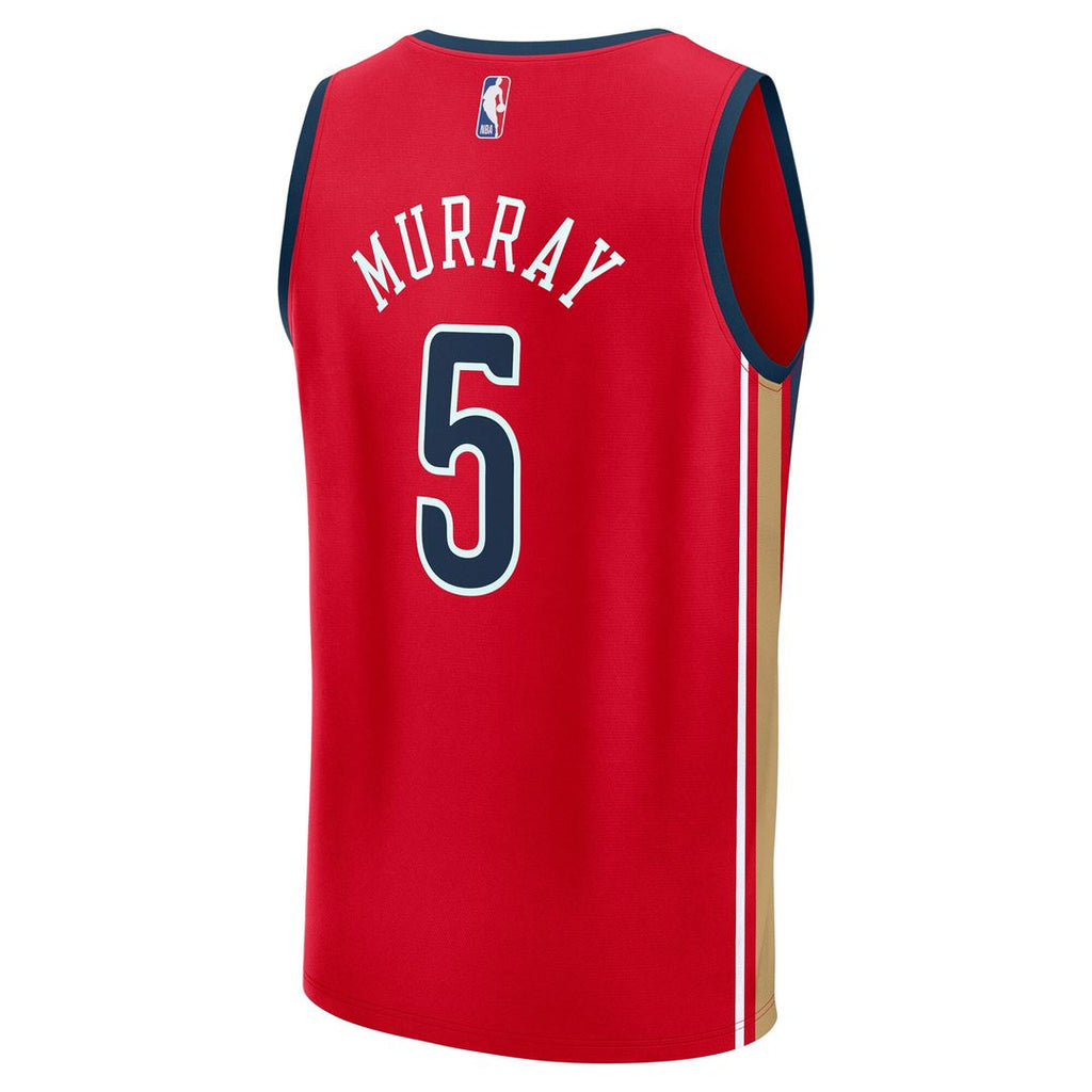 New Orleans Pelicans Dejounte Murray Fanatics Fast Break Replica Player Jersey - Statement Edition - Red
